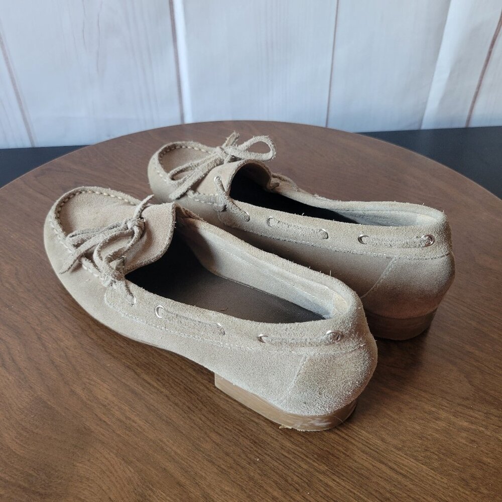 Clarks Bendables Women’s Sz 6.5 Suede Leather Casual Dress Loafer, Slip-on, EUC